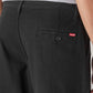 Men's Black Loose Fit Mid Rise Chinos - Detail View