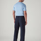 Men's Navy Loose Fit Mid Rise Chinos - Back View