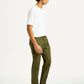 Men's 512 Olive Slim Tapered Fit Mid Rise Chinos - Side View