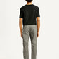 Men's 512 Grey Slim Tapered Fit Mid Rise Chinos - Back View