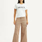 Women's Beige Regular Fit High Rise Cargo Trousers - Front View