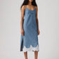 Levi's® Premium 90's Denim Slip Dress - Front View