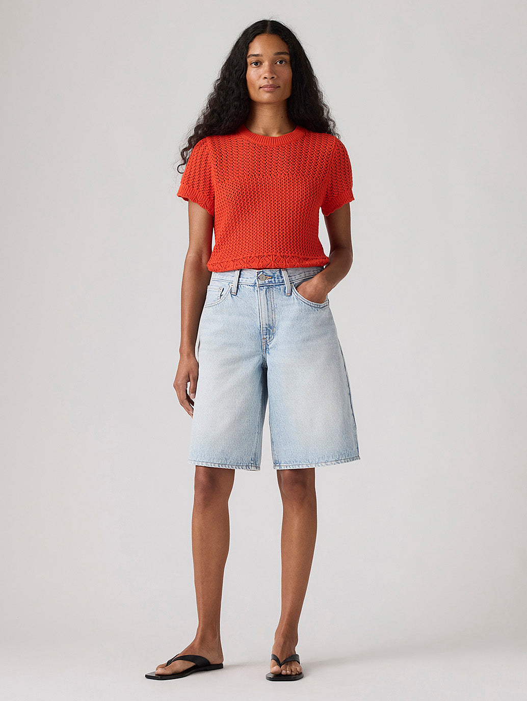 Levi's Women's Middy Jorts - Front View
