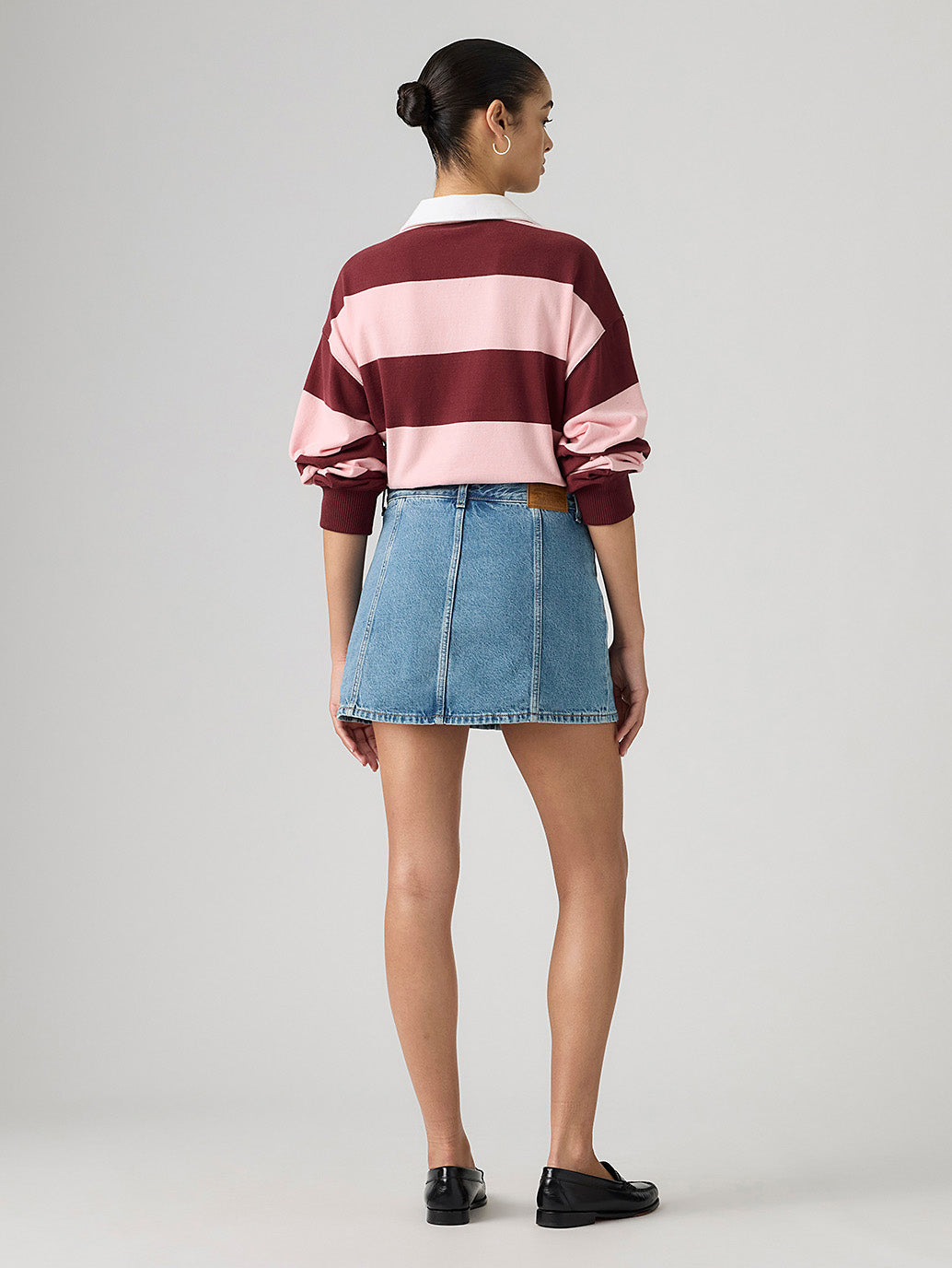 Levi's Women's Button Front Skort - Back View