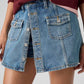 Levi's Women's Button Front Skort - Detail View