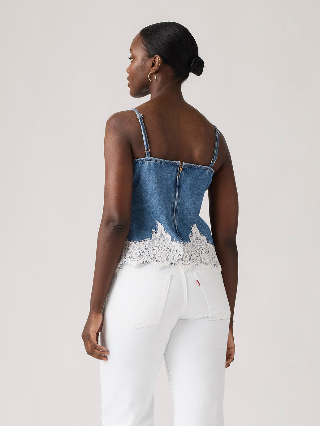 Levi's® Premium 90s Women's Denim Cami Top - Back View