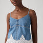 Levi's® Premium 90s Women's Denim Cami Top - Detail View