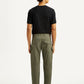 Men's Olive Slim Fit Cargos - Back View