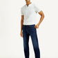 Men's 505 Dark Indigo Straight Fit Mid Rise Jeans - Front View