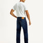Men's 505 Dark Indigo Straight Fit Mid Rise Jeans - Back View