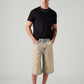 Men's 568 Light Blue Loose Fit Mid Rise Shorts - Styleshot View