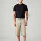 Men's 568 Light Blue Loose Fit Mid Rise Shorts - Front View
