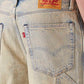 Men's 568 Light Blue Loose Fit Mid Rise Shorts - Detail View