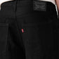 Men's 568 Black Loose Fit Mid Rise Shorts - 20 View