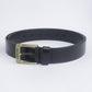 Men's Black Solid Belt - 01 View