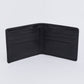 Men's Black Solid Bi-Fold Wallet - 05 View