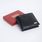 Men's Black Solid Bi-Fold Wallet - 07 View