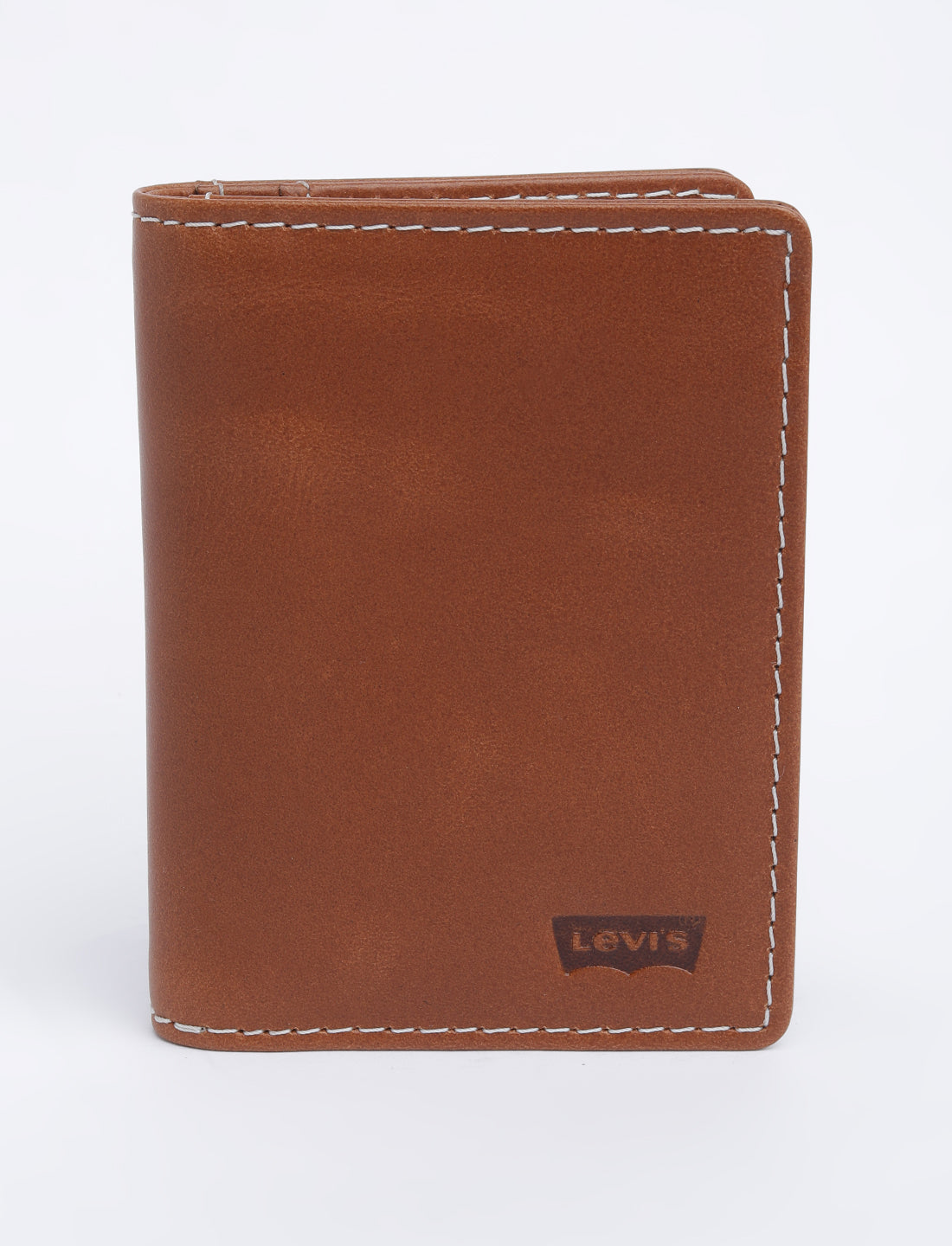 Men's Tan Solid Card Holder - 01 View