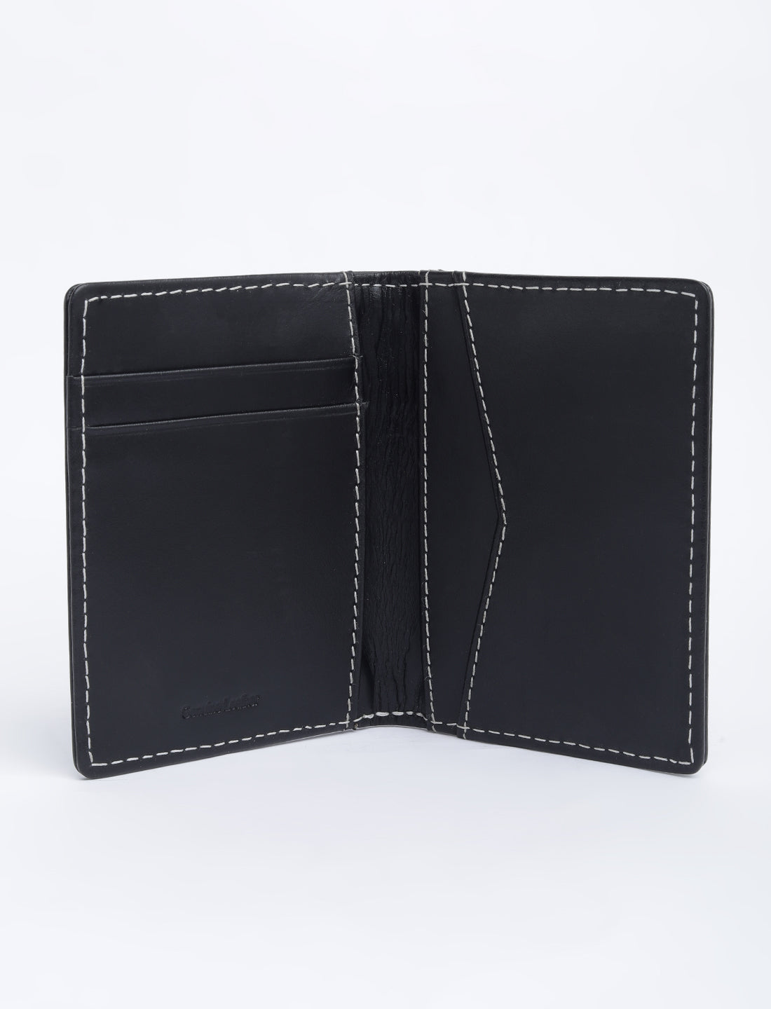 Men's Black Solid Card Holder - 05 View