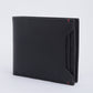 Men's Black Solid Bi-Fold Wallet - 02 View