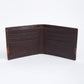 Men's Brown Colorblock Bi-Fold Wallet - 04 View