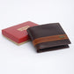Men's Brown Colorblock Bi-Fold Wallet - 06 View