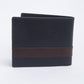 Men's Black Colorblock Bi-Fold Wallet - 05 View
