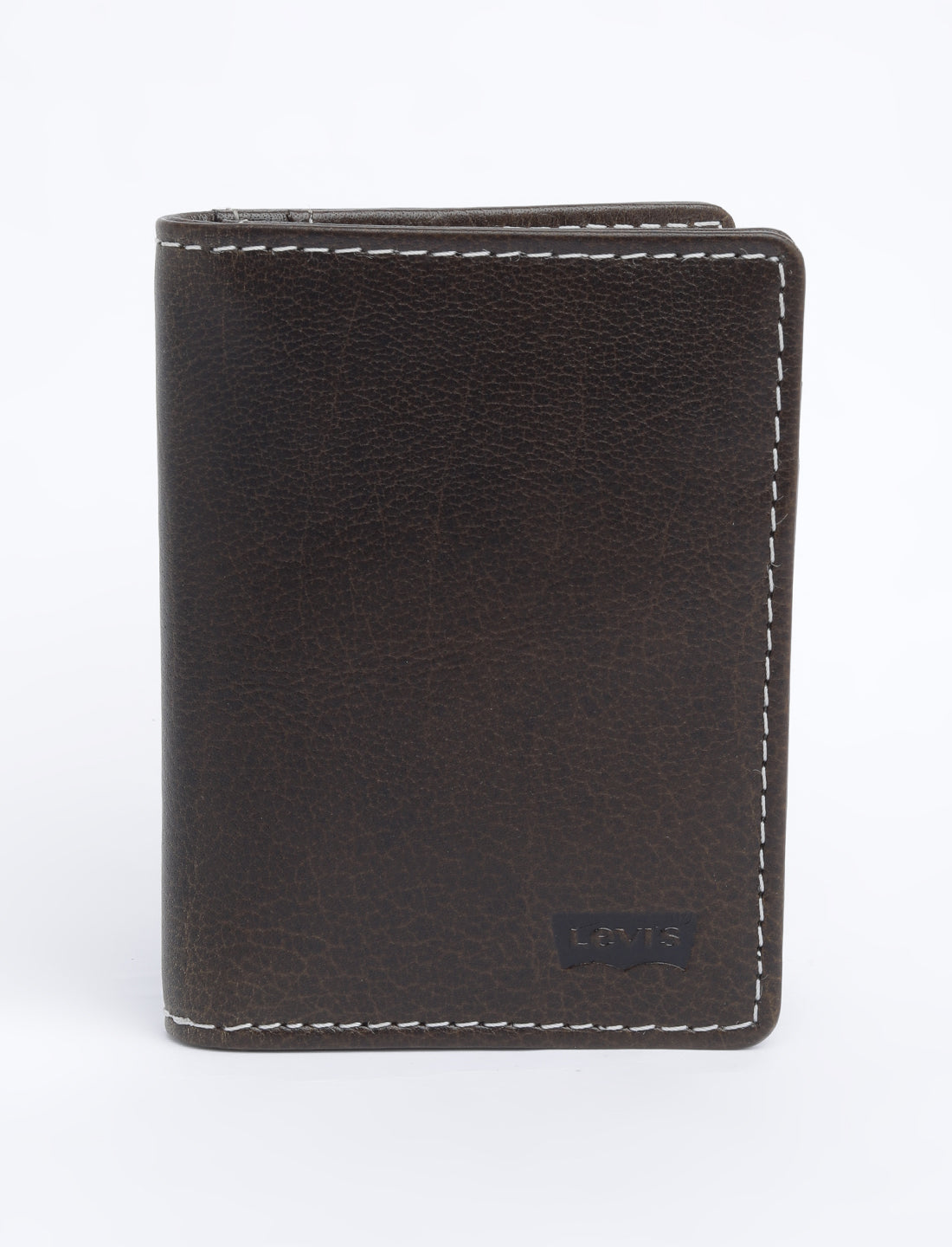 Men's Brown Solid Card Holder - 01 View