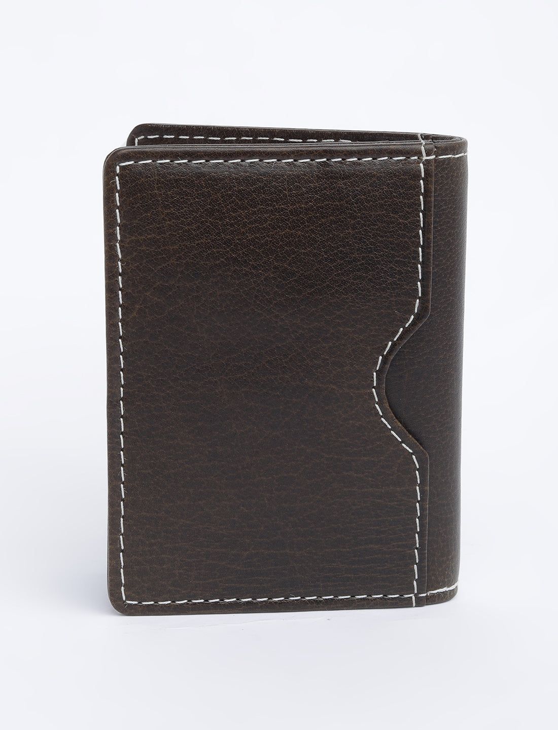Men's Brown Solid Card Holder - 04 View
