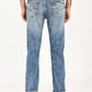 Men's 513 Blue Slim Straight Fit Mid Rise Jeans - 20 View