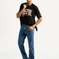 Men's 505 Med Indigo Straight Fit Mid Rise Jeans - Styleshot View