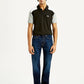 Men's 505 Dark Indigo Straight Fit Mid Rise Jeans - Front View