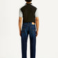 Men's 505 Dark Indigo Straight Fit Mid Rise Jeans - Back View