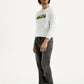 Men's 505 Grey Straight Fit Mid Rise Jeans - Side View