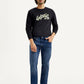 Men's 505 Med Indigo Straight Fit Mid Rise Jeans - Front View