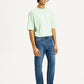 Men's 505 Med Indigo Straight Fit Mid Rise Jeans - Side View