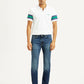 Men's 505 Dark Indigo Straight Fit Mid Rise Jeans - Front View