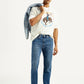 Men's 505 Med Indigo Straight Fit Mid Rise Jeans - Styleshot View