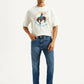 Men's 505 Med Indigo Straight Fit Mid Rise Jeans - Front View