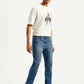 Men's 505 Med Indigo Straight Fit Mid Rise Jeans - Side View