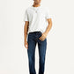 Men's 505 Dark Indigo Straight Fit Mid Rise Jeans - Styleshot View