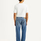 Men's 505 Med Indigo Straight Fit Mid Rise Jeans - Back View