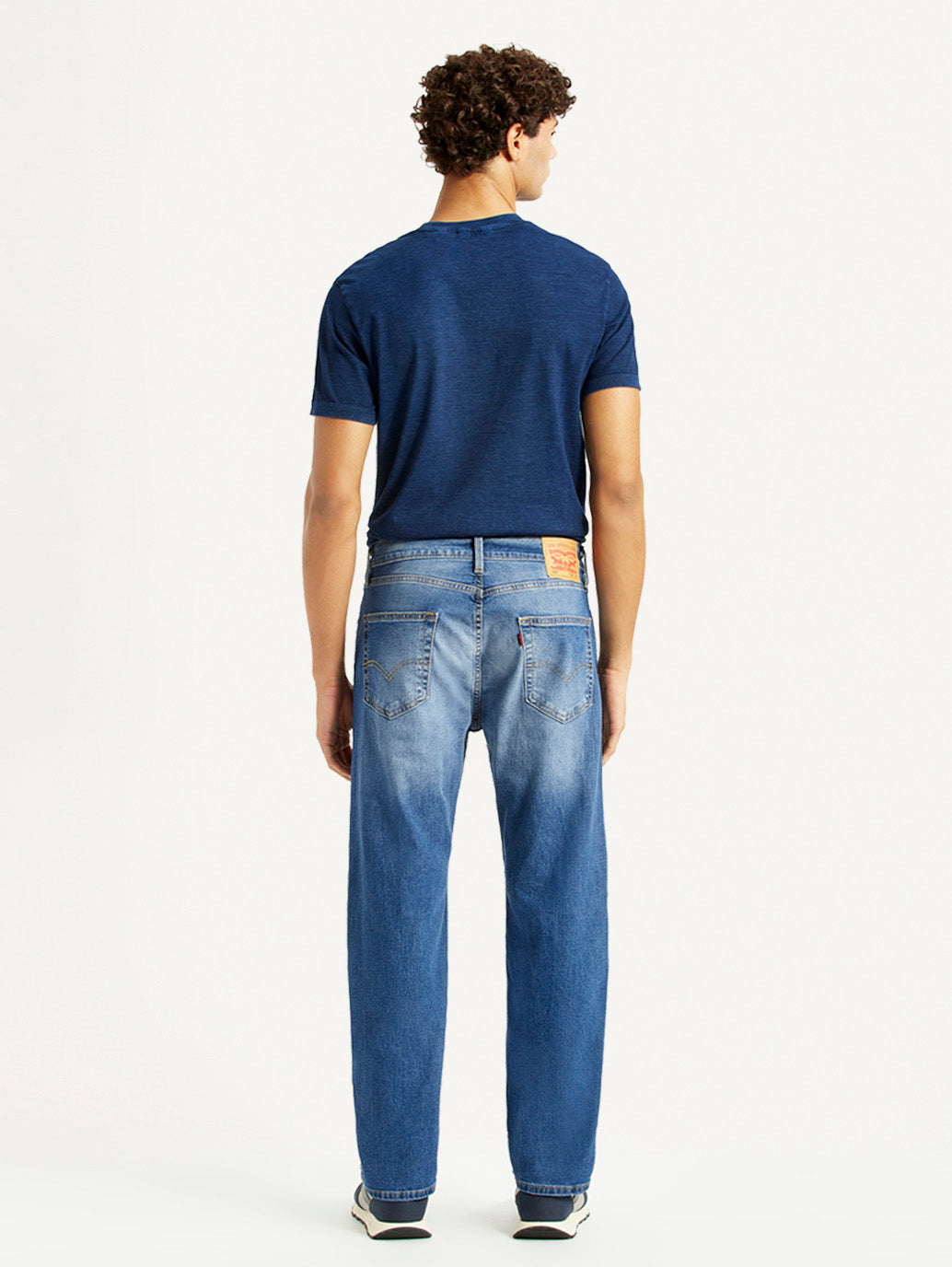 Men's 505 Indigo Straight Fit Mid Rise Jeans - Back View