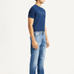 Men's 505 Indigo Straight Fit Mid Rise Jeans - Side View