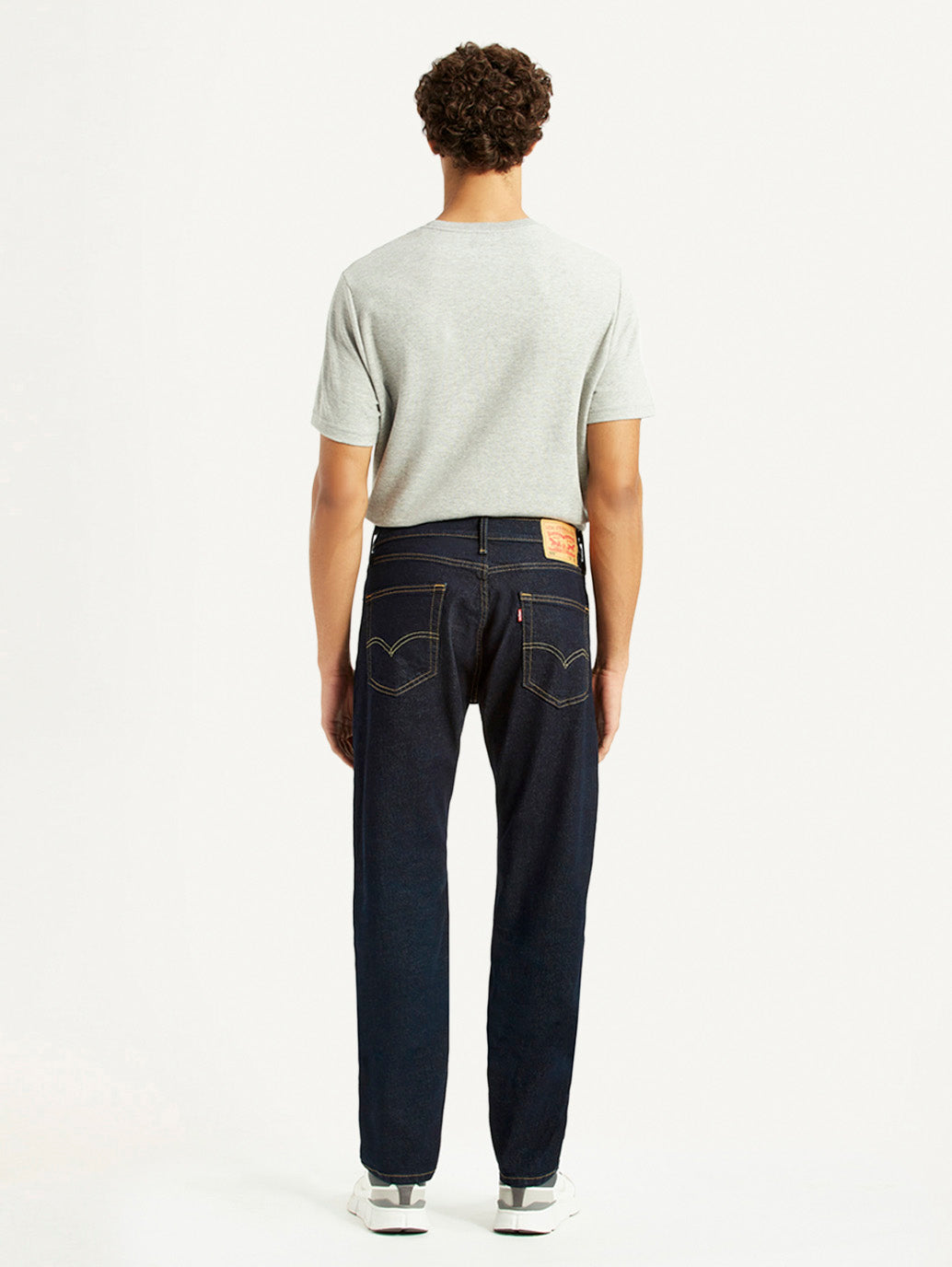Men's 505 Indigo Straight Fit Mid Rise Jeans - Back View