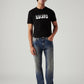 Men's Tinted 505 Med Indigo Straight Fit Mid Rise Jeans - Front View