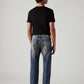 Men's Tinted 505 Med Indigo Straight Fit Mid Rise Jeans - Back View