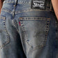 Men's Tinted 505 Med Indigo Straight Fit Mid Rise Jeans - 20 View