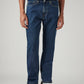 Men's 505 Blue Straight Fit Mid Rise Tinted Jeans - Front View