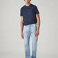 Men's 505 Light Blue Straight Fit Mid Rise Jeans - Front View